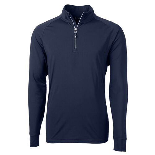 Cutter & Buck Adapt Eco Knit Stretch Recycled Mens Big and Tall Quarter Zip Pullover Thumbnail