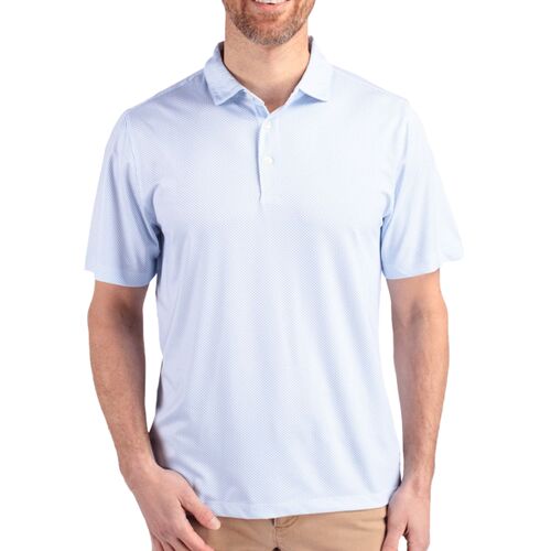 Cutter & Buck Pike Eco Symmetry Print Stretch Recycled Mens Polo Thumbnail