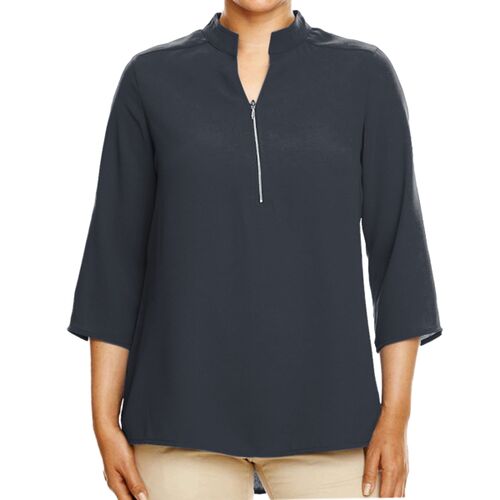 Women's Perfect Fit™  Three-Quarter Sleeve Crepe Tunic Thumbnail