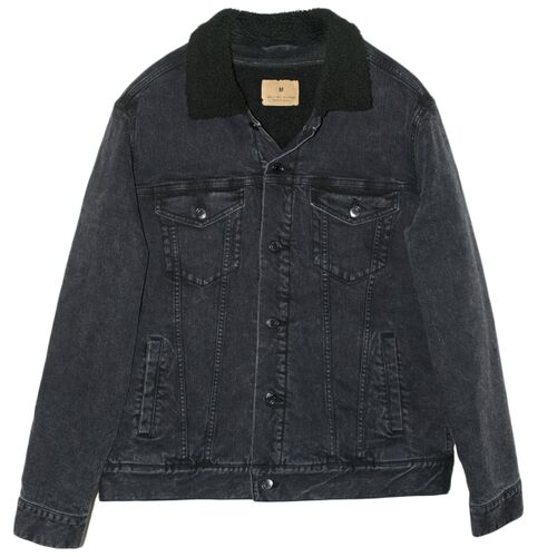 Unisex Sherpa-Lined Denim Jacket Thumbnail