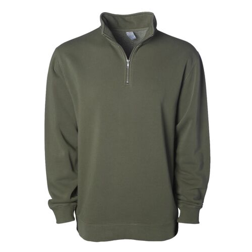 Unisex Pigment-Dyed Quarter-Zip Pullover Thumbnail
