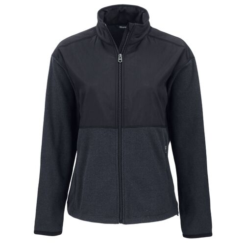 Cutter & Buck Hunts Point Recycled Fleece Womens Hybrid Full Zip Jacket Thumbnail