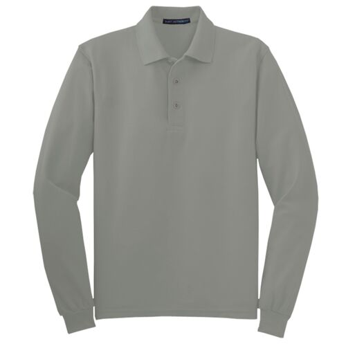 Tall Silk Touch Long Sleeve Polo Thumbnail