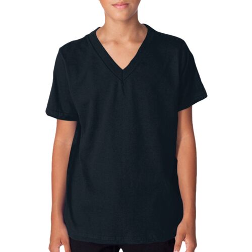 2256 Youth Fine Jersey V-Neck T-Shirt Thumbnail