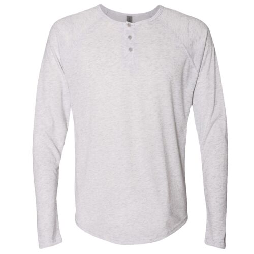 Men's Triblend Henley T-Shirt Thumbnail
