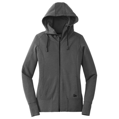 Women's Tri Blend Fleece Full Zip Hoodie Thumbnail