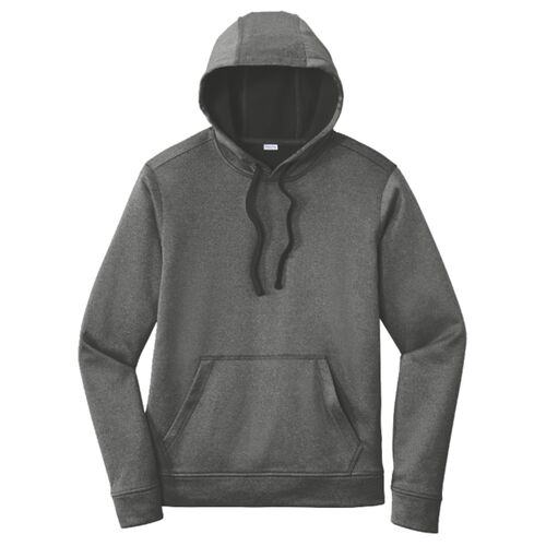 PosiCharge ® Sport Wick ® Heather Fleece Hooded Pullover Thumbnail
