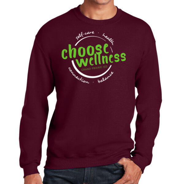 GPISD Wellness - Unisex Heavy Blend Crewneck Sweatshirt Thumbnail