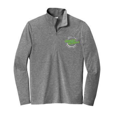 GPISD Wellness - PosiCharge ® Tri Blend Wicking 1/4 Zip Pullover Thumbnail