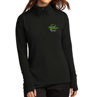GPISD Wellness - Ladies Sport Wick ® Flex Fleece 1/4 Zip Thumbnail