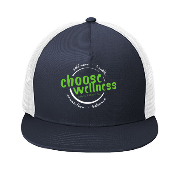 GPISD Wellness - YP Classics ® 5 Panel Classic Trucker Mesh Back Cap Thumbnail