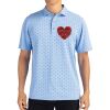 Cutter & Buck Virtue Eco Pique Tile Print Recycled Mens Polo Thumbnail