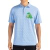 Cutter & Buck Virtue Eco Pique Tile Print Recycled Mens Polo Thumbnail