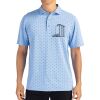 Cutter & Buck Virtue Eco Pique Tile Print Recycled Mens Polo Thumbnail