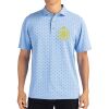Cutter & Buck Virtue Eco Pique Tile Print Recycled Mens Polo Thumbnail