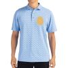 Cutter & Buck Virtue Eco Pique Tile Print Recycled Mens Polo Thumbnail