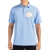 Cutter & Buck Virtue Eco Pique Tile Print Recycled Mens Polo Thumbnail