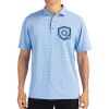 Cutter & Buck Virtue Eco Pique Tile Print Recycled Mens Polo Thumbnail