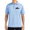 Cutter & Buck Virtue Eco Pique Tile Print Recycled Mens Polo Thumbnail